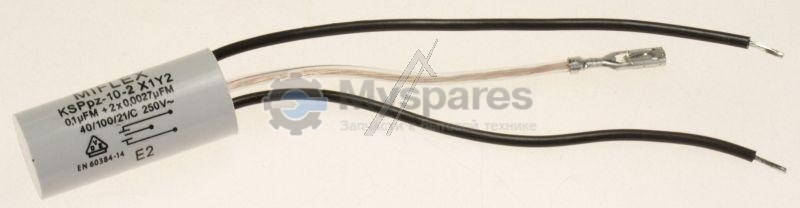 

Конденсатор миксера ZELMER 0.1uF+0.0027uF 250V 481.0030