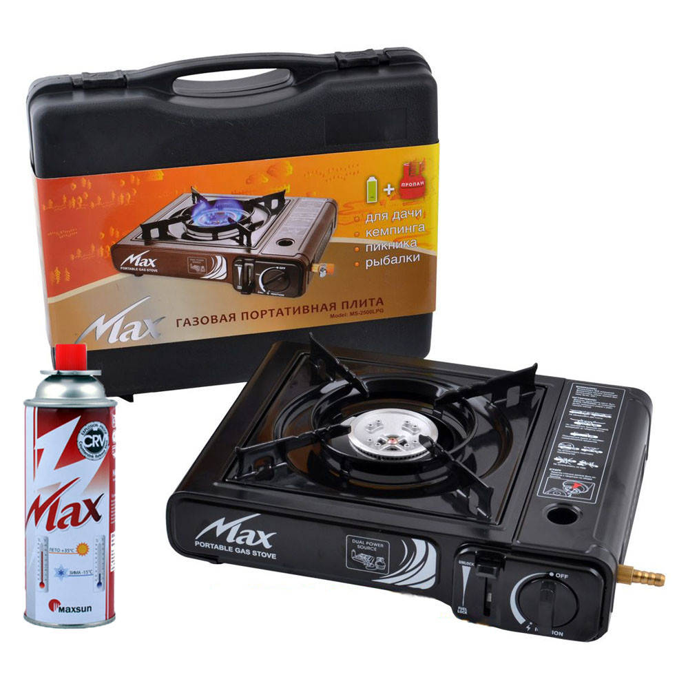 

Газовая портативная плита для туризма MS-2500LPG в кейсе
