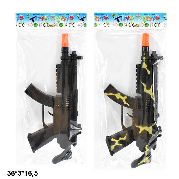 

Автомат-трещетка игрушечный, 2 цвета, 181-32A/33A