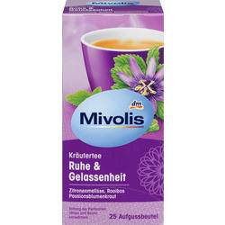 

Травяной, успокаивающий чай Mivolis Ruhe & Gelassenheit, 25 шт.