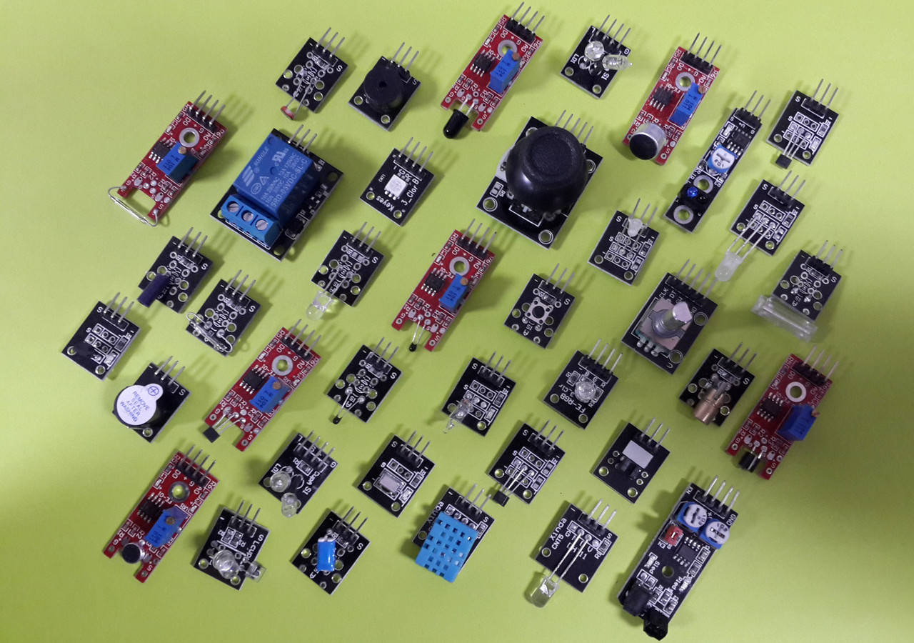 

Набор датчиков для Arduino, 37 штук