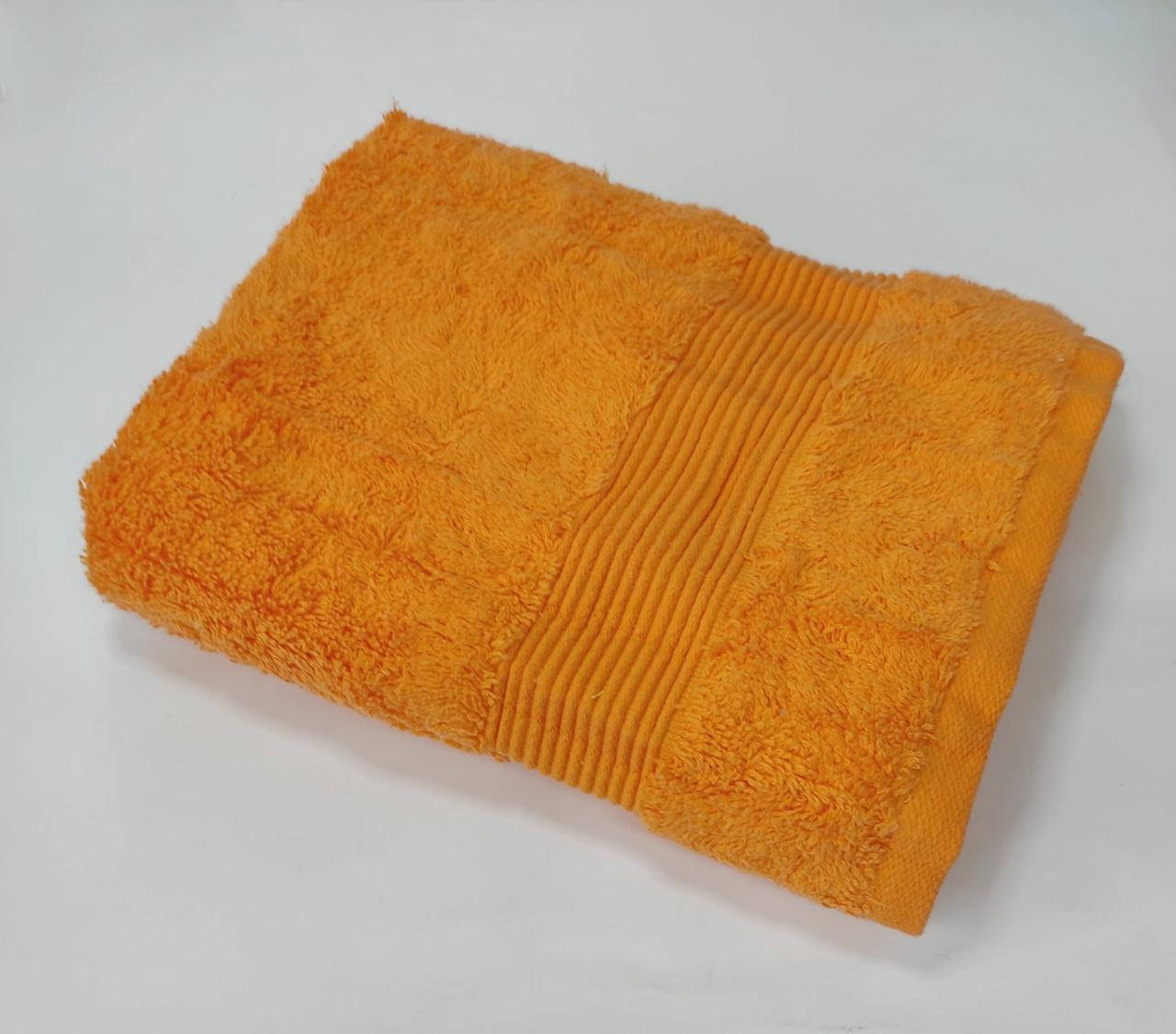 

Полотенце Cottonize 100х150 однотонное 912 Оранжевый