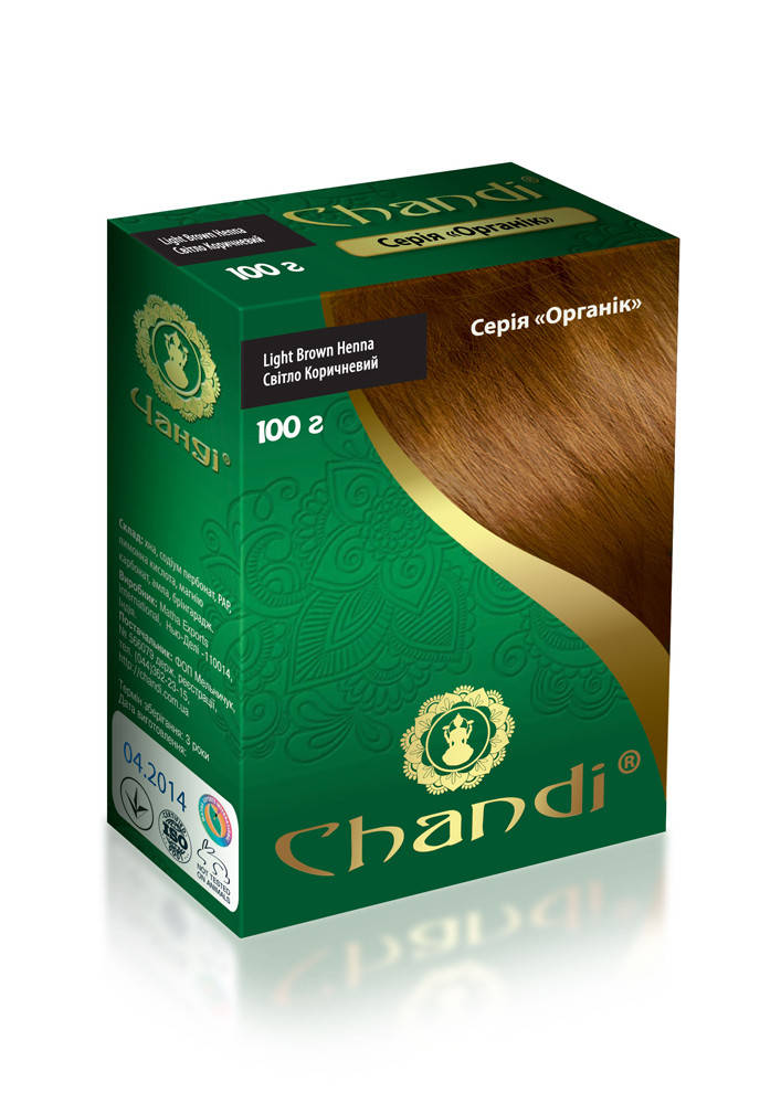 

Краска для волос Chandi. Серия Органик. Светло-коричневый, 100 г