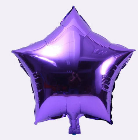 

Фольгированная звезда фиолетовая 25см Китай, Фиолетовый