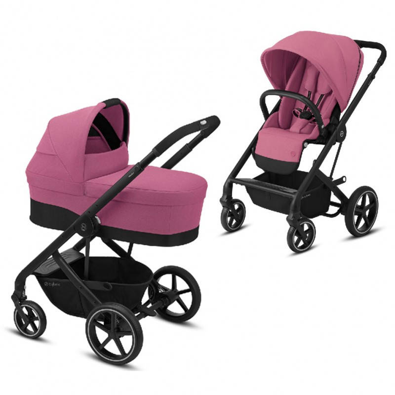 

Коляска Cybex Balios S Lux 2 в 1 / Magnolia Pink purple