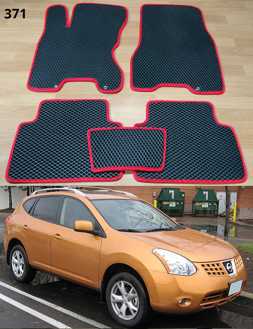 

Коврики ЕВА в салон Nissan Rogue I '07-13, Черный