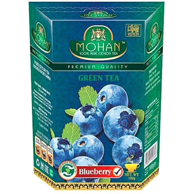 

Зеленый чай с голубикой Mohan 100 гр