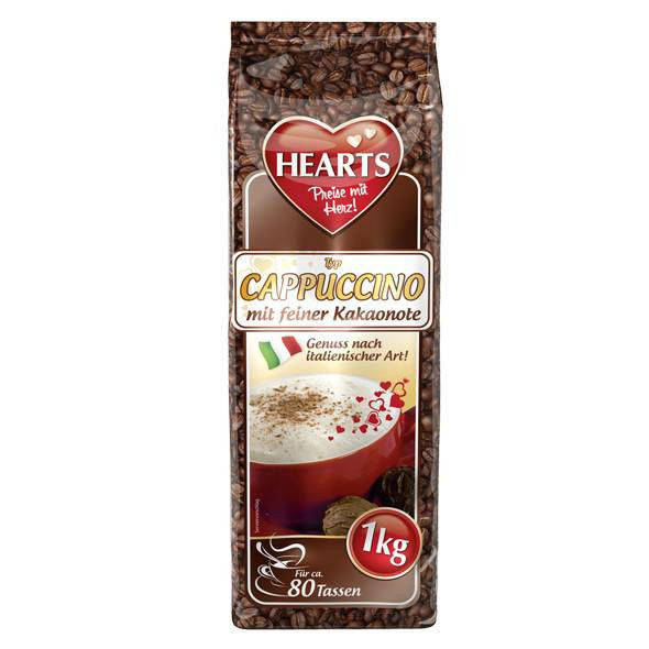 

Капучино Hearts Cappuccino Mit Feiner Kakaonote 1кг Германия