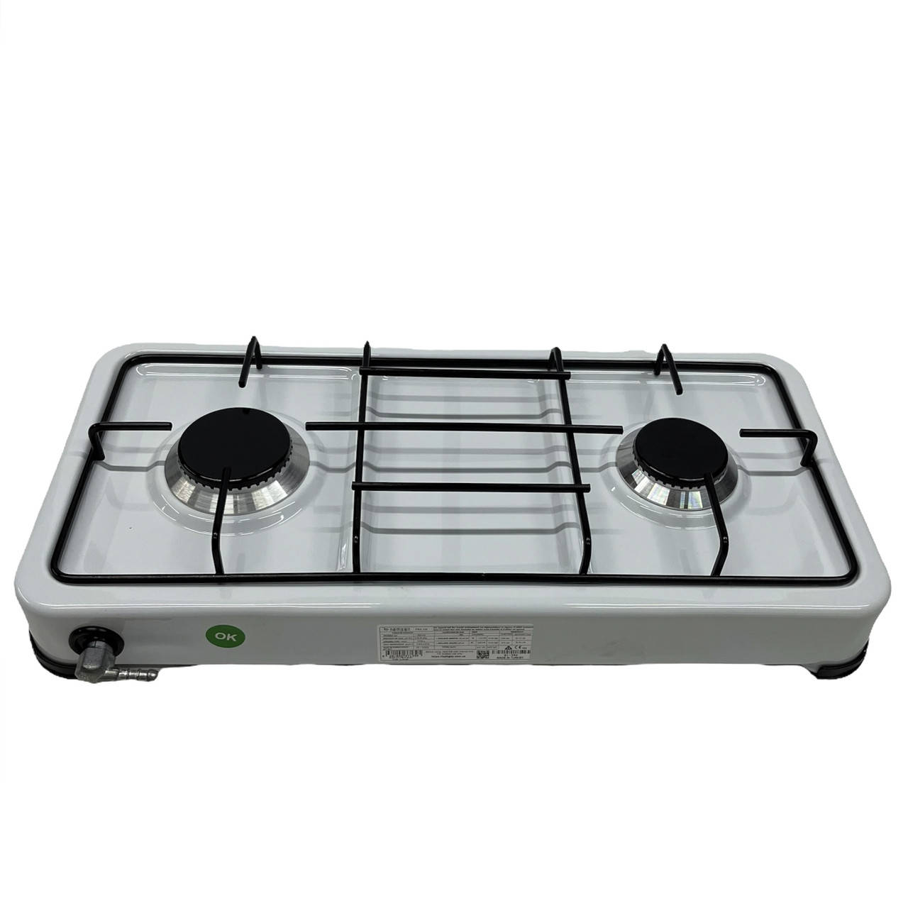 

Газовая настольная плита со штуцером на 2 конфорки namsan