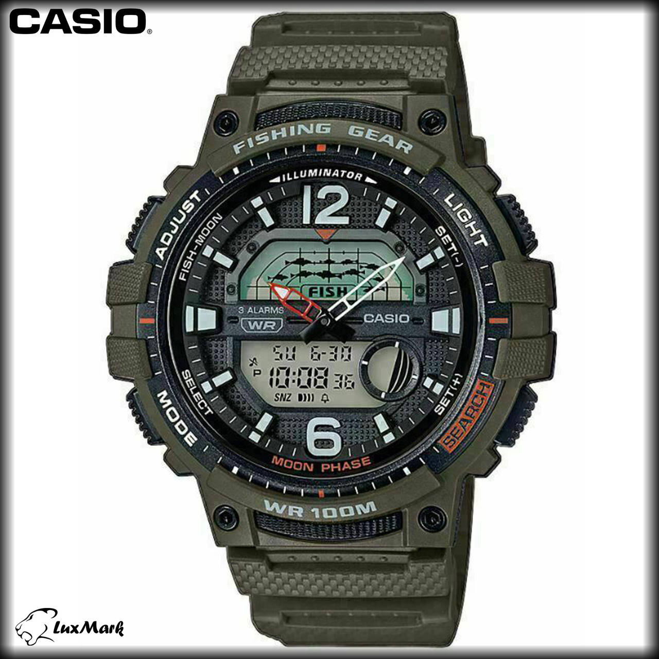 

Мужские часы Casio WSC-1250H-3A с таймером рыболова