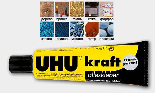 

Универсальный контактный клей для сверхпрочного склеивания UHU Kraft Transparent 6г