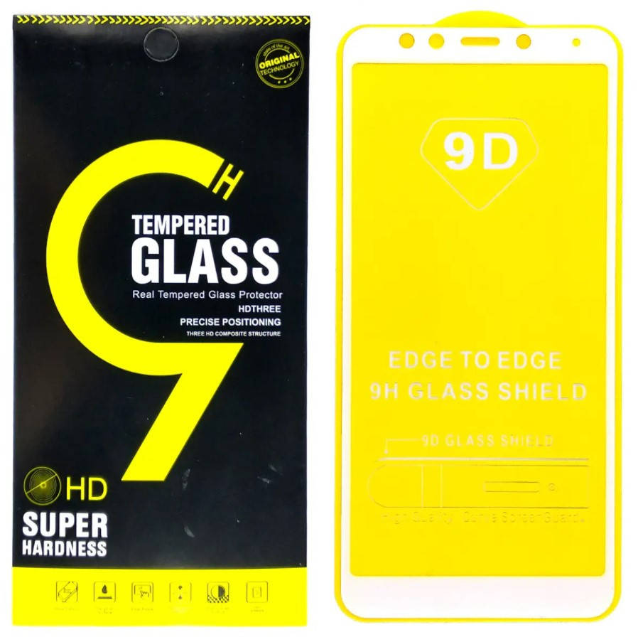 

Защитное стекло 9D для Xiaomi Redmi 5 (Белый)