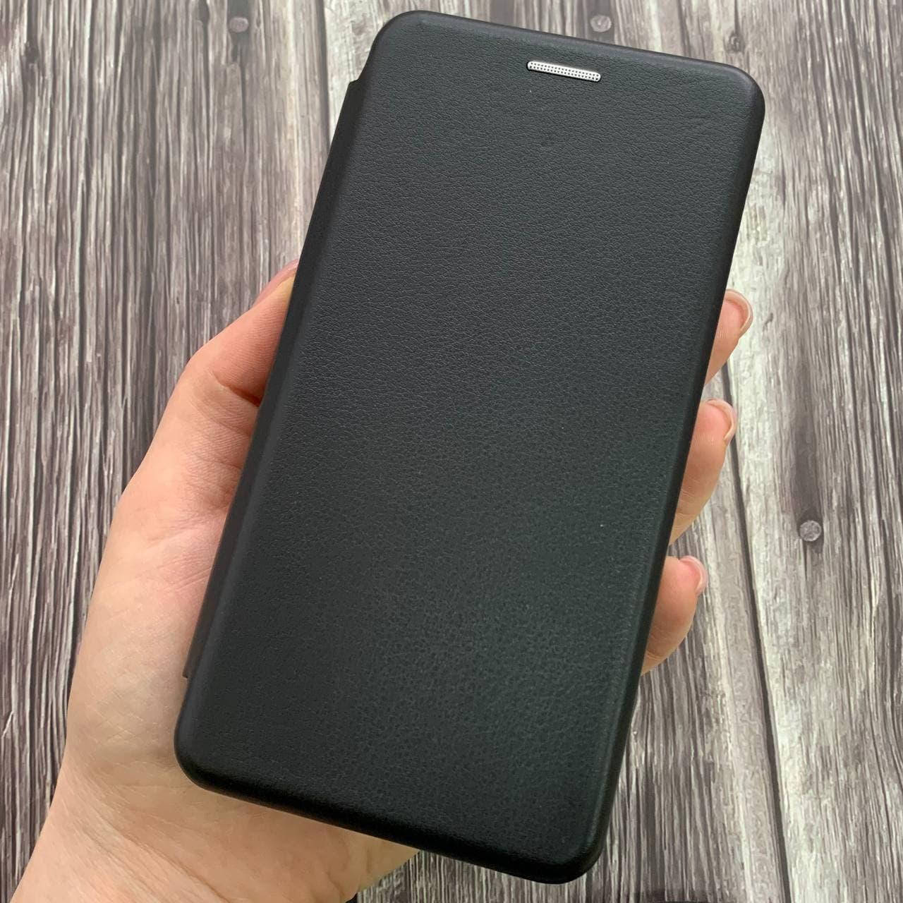 

Чехол книга для Samsung A5 2017 A520 с эко кожи с подставкой книжка на телефон самсунг а5 а520 черная STN, Черный