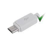 

Штекер micro USB на кабель, белый