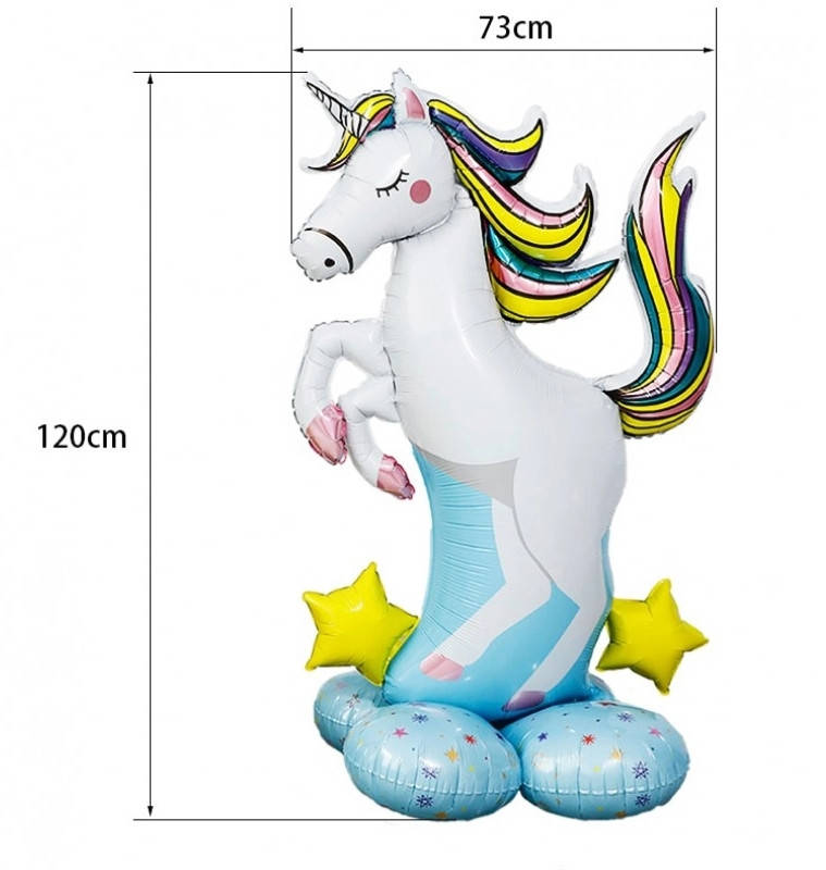 

Фольгованi фiгурнi кулi "Единорог". Розмір:48"(120см) Вир-во Китай.