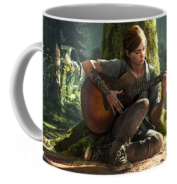 

Кружка GeekLand Один из нас The Last of Us играй на гитаре с Элли TLU 02.04, Белый