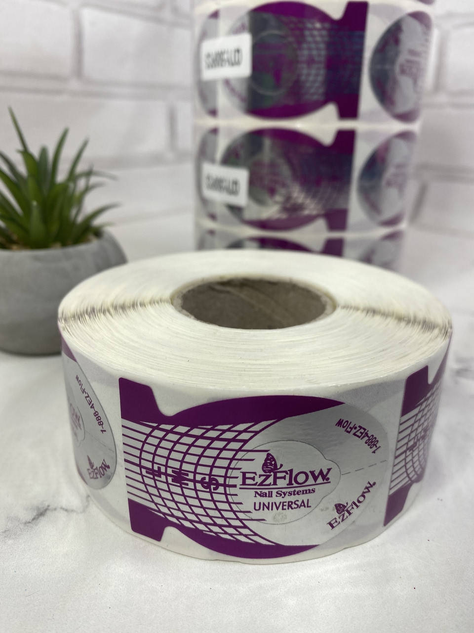 

Формы для наращивания ногтей EzFlow 500шт., Розовый