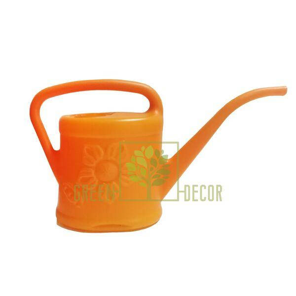 

Лейка для цветов Цветок оранжевая 2 л