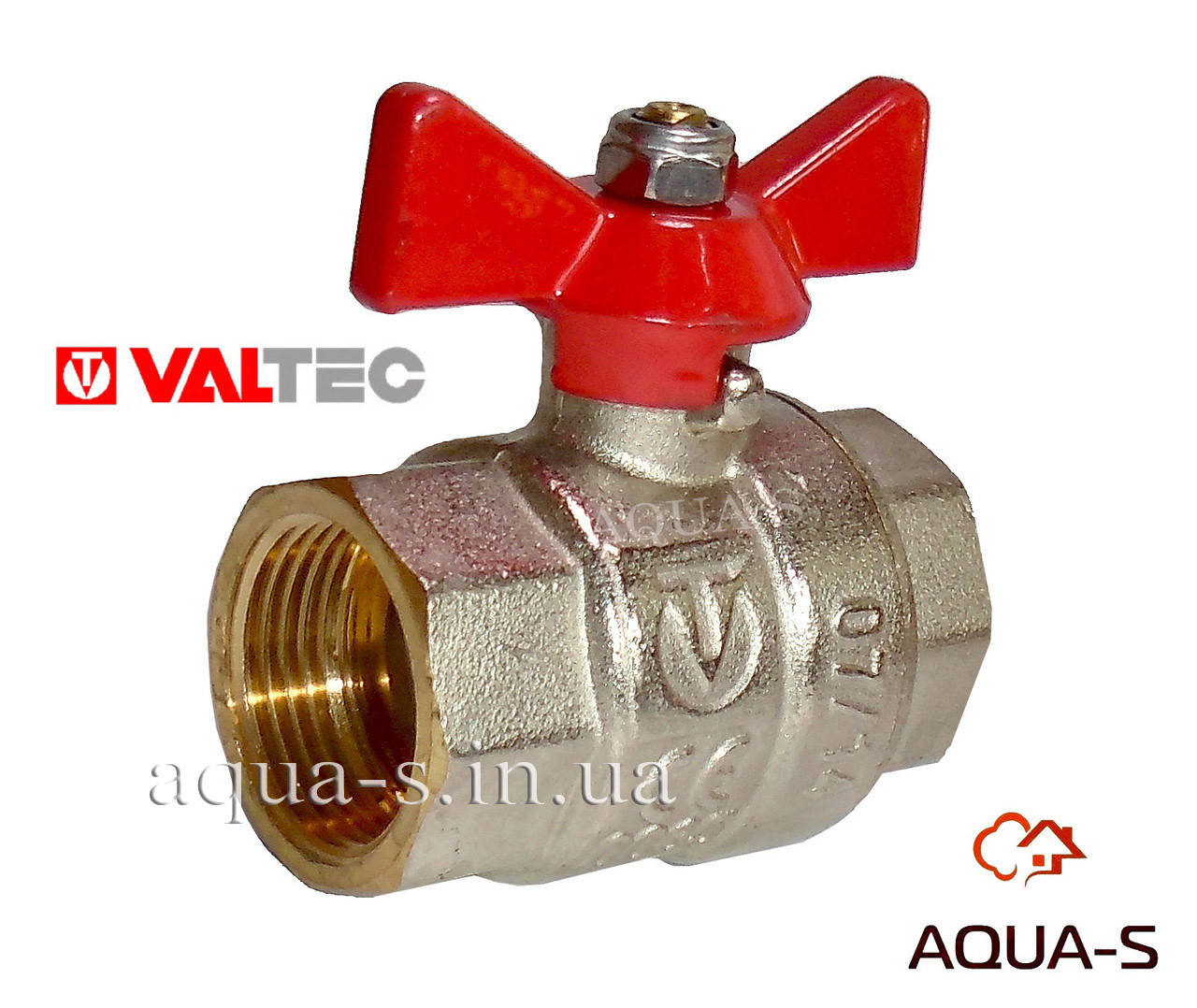 

Кран шаровой Valtec BASE DN 3/4" (PN 40) внутренний-внутренний (VT.217) Италия, Светло-серый