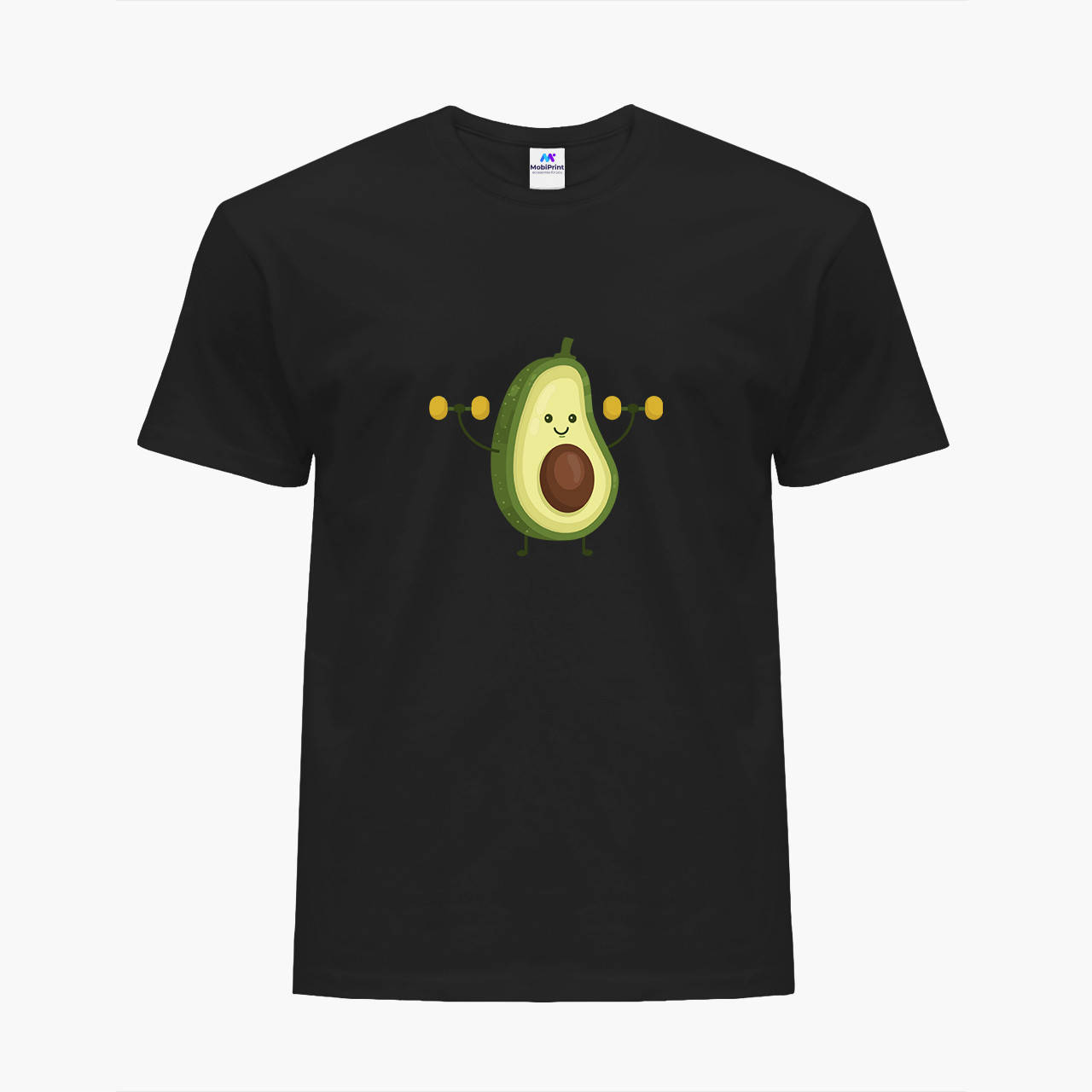 

Футболка женская Авокадо Фитнес (Avocado Fitness) Черный (8976-1394-5) L