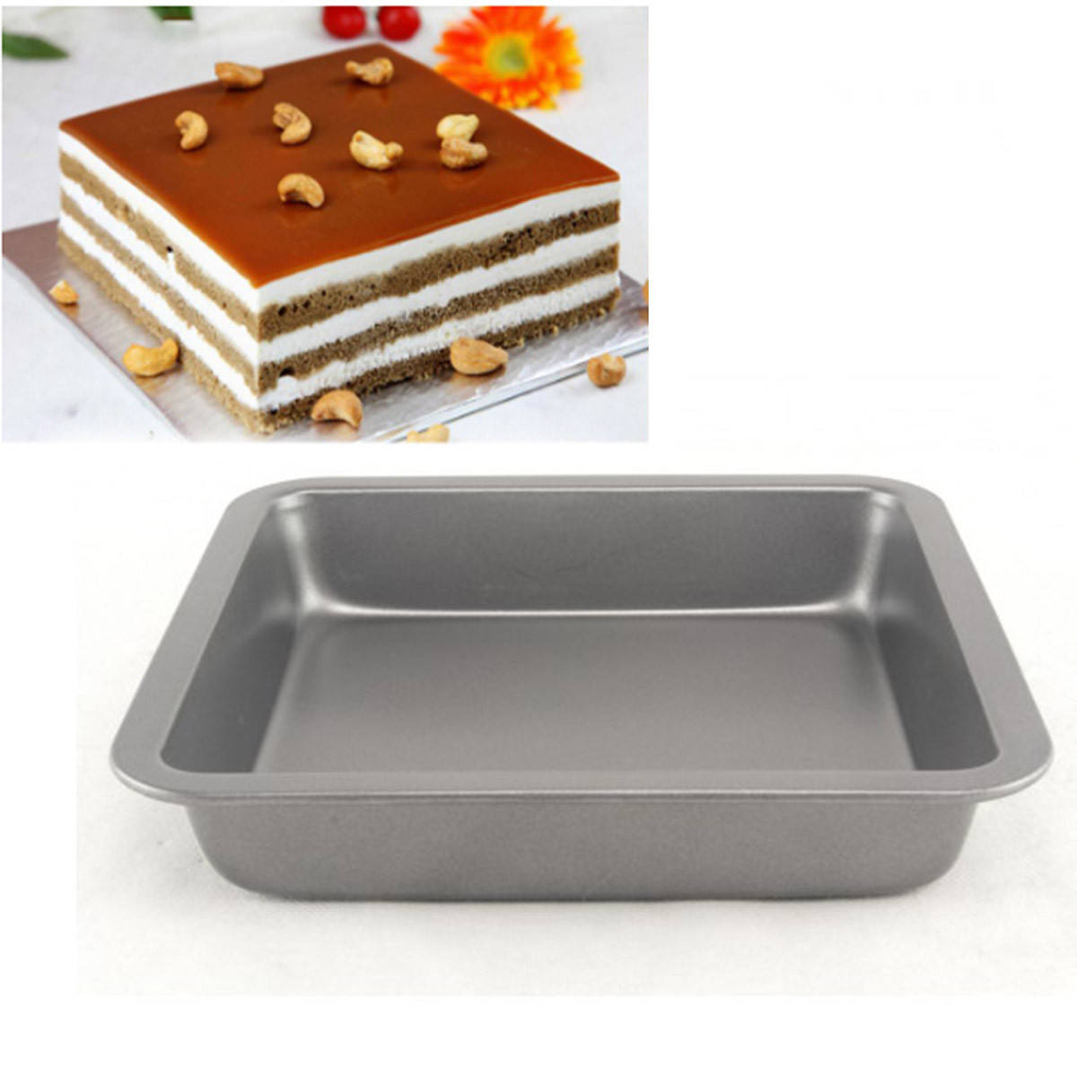 

Противень A-PLUS 20 х 20 х 4.5 см (1123) Квадратный, Черный