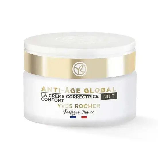 

Ночной Крем Анти-Аж Глобаль Anty-Age Global Yves Rocher Ив Роше 50 мл