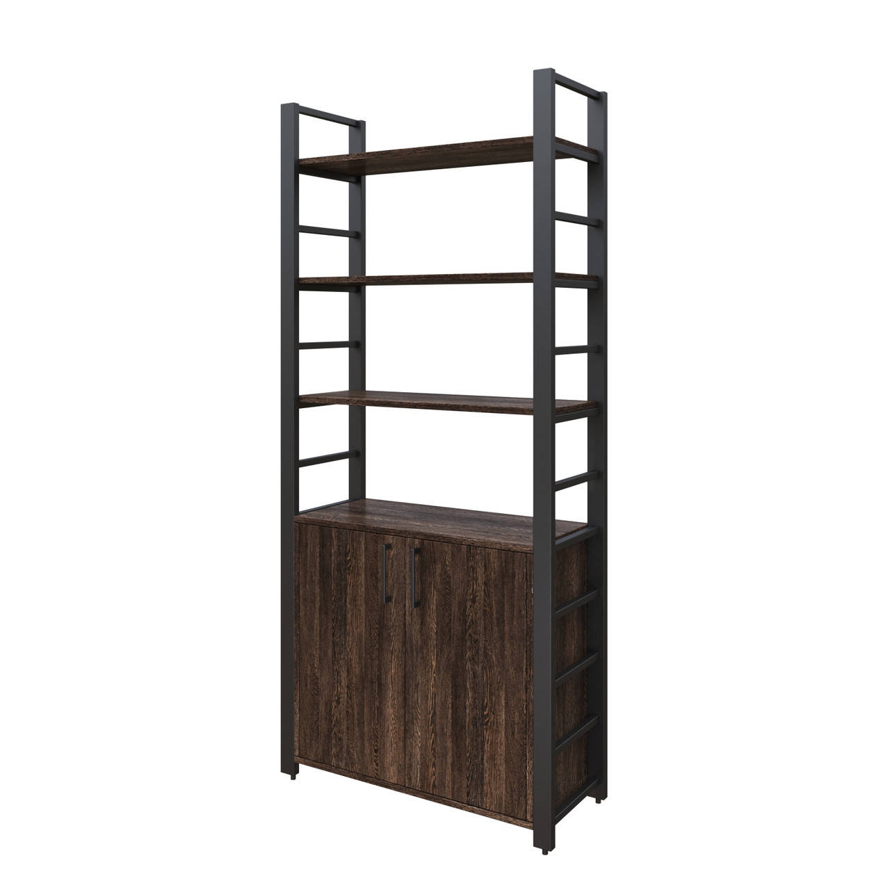 

Стеллаж металлический Loft Details MM-190b-1 венге винтаж 36 мм