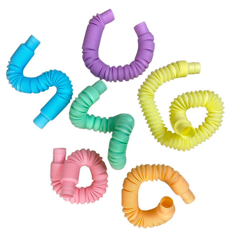 

Сенсорная игрушка антистресс Neon Pop Tube С 50129, 6 цветов