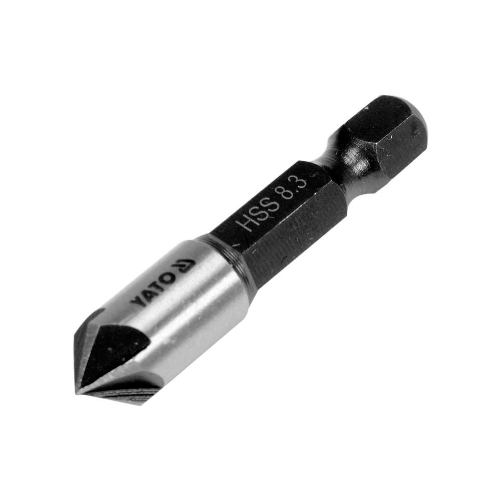 

Зенкер по металлу и дереву Yato YT-44722 HSS 8,3 мм 40 мм