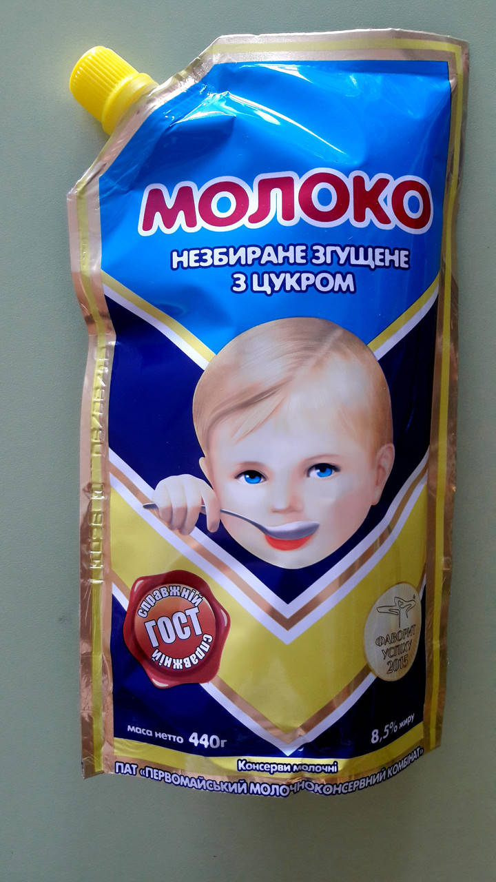 

Молоко сгущенное цельное 8,5 % жира 440 г