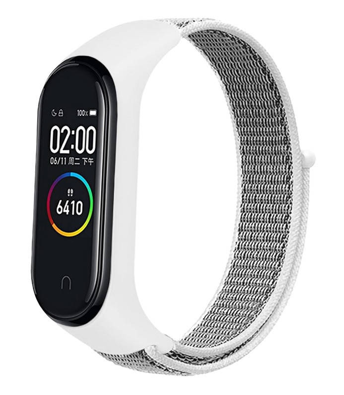 

Ремешок mi band 4 ремешок к браслету Mi Band 3 нейлоновый белый