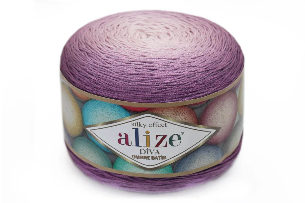 

Alize Diva Ombre Batik, №7244, Фиолетовый