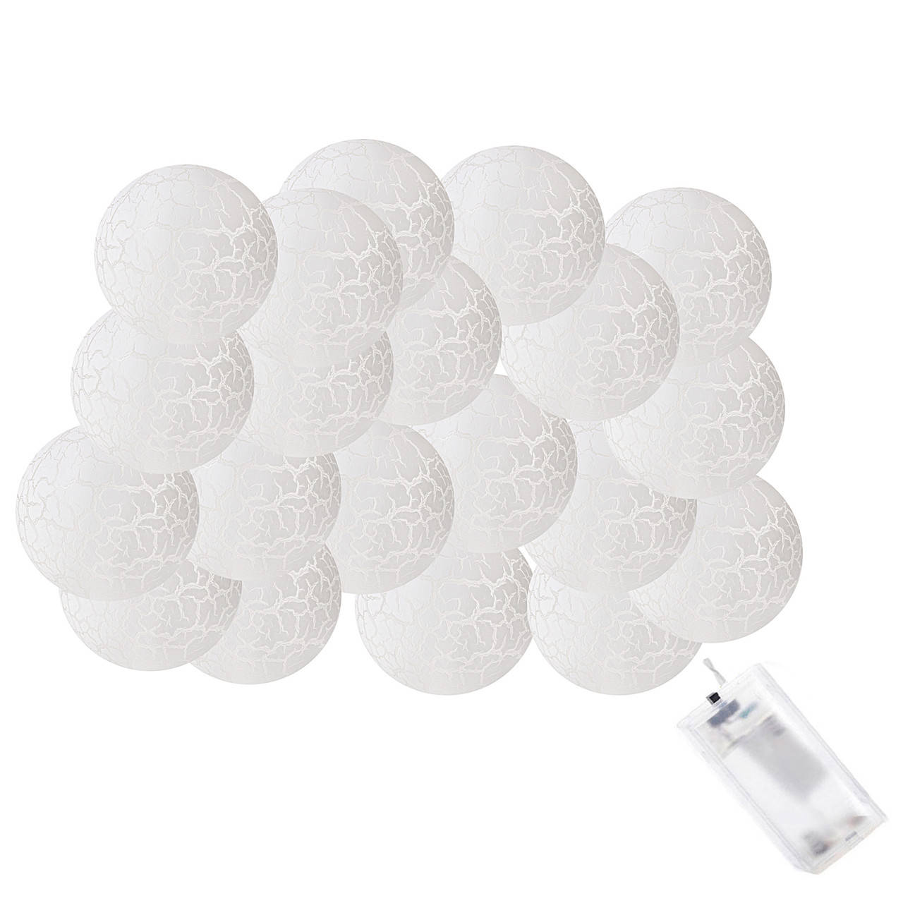 

Гирлянда на батарейках Springos Cracked Cotton Balls 2 м 10 LED CL0068 Warm White