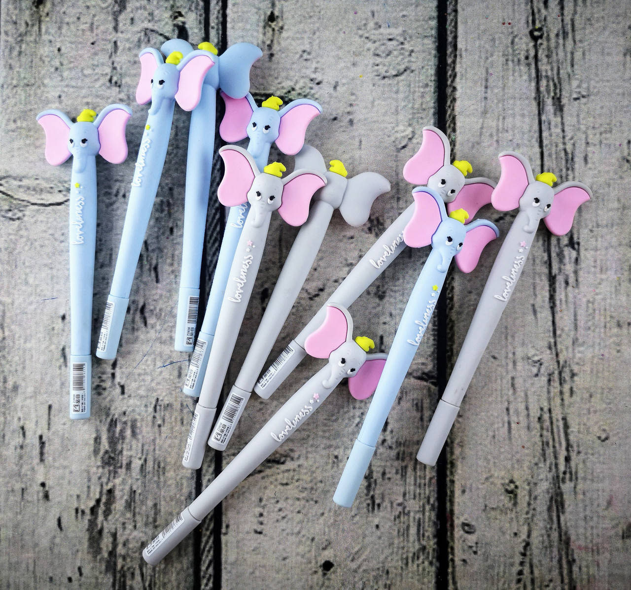 

Ручка гелевая Слоник синяя 19038