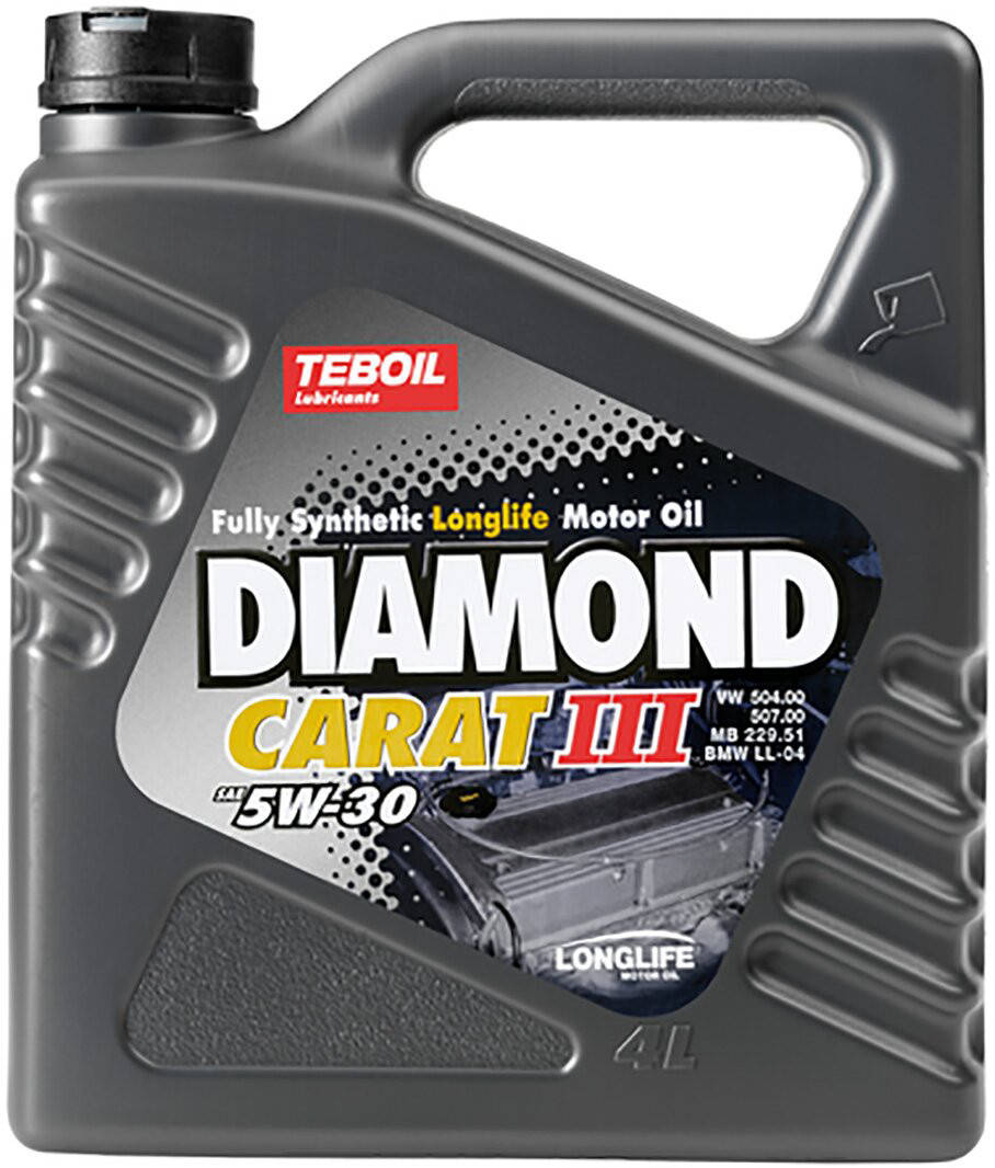 

Моторное масло TEBOIL DIAMOND CARAT III 5W30 4L