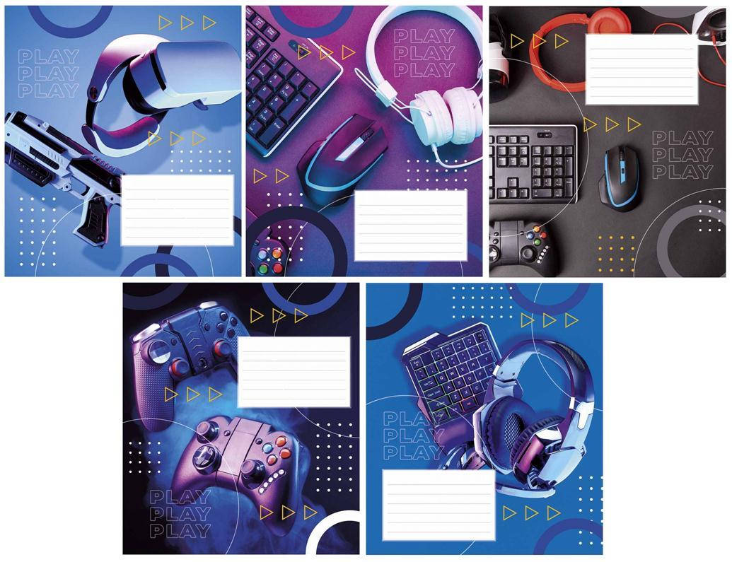 

Тетрадь 12 листов клетка "Школярик Star" / Just play