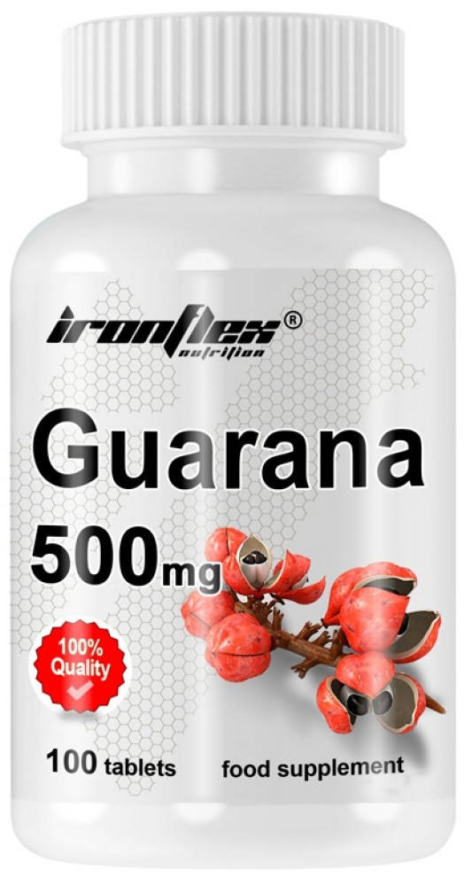 

Гуарана IronFlex - Guarana 500 мг (100 таблеток)