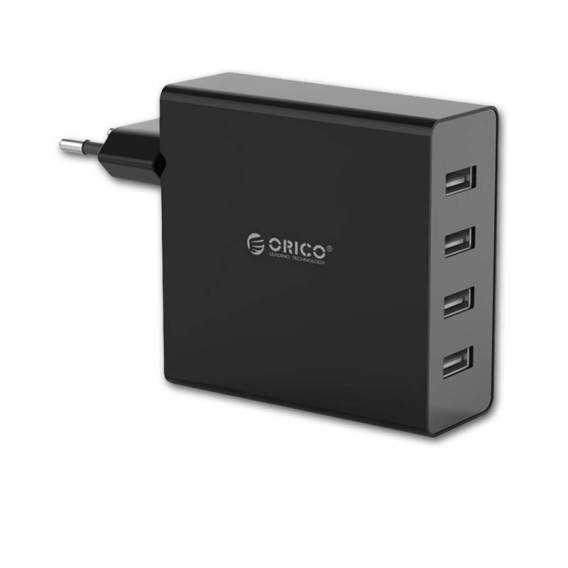 

Зарядное устройство на 4 USB-A порта Orico DCW-4U-EU 30W Black, Черный