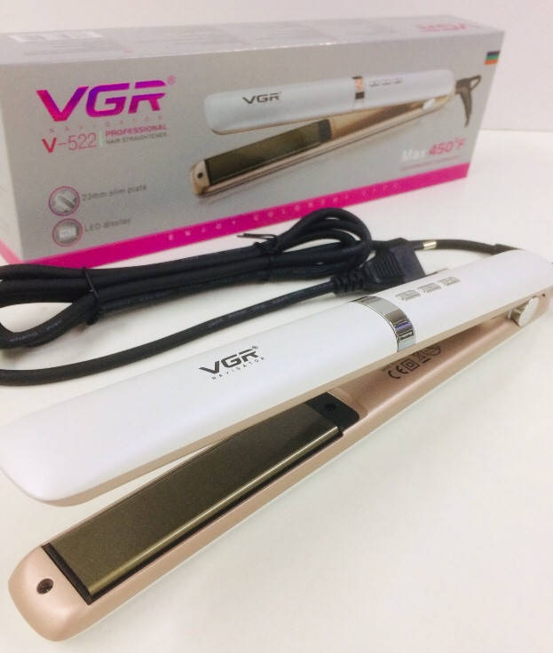 

Утюжок плойка выпрямитель стайлер для волос VGR V 522