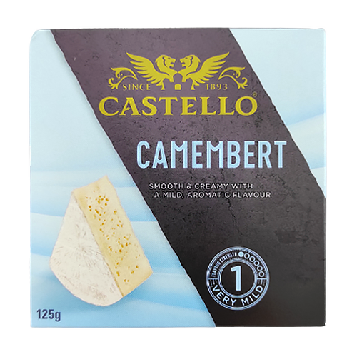

Сир Камамбер Кастелло Camembert Castello 125g 12шт/ящ (Код : 00-00001293)