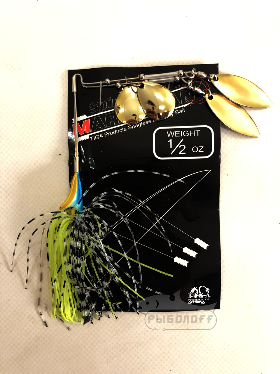 

Спиннербейт Spinnerbait Marks Man 1/2 oz (14 гр.)