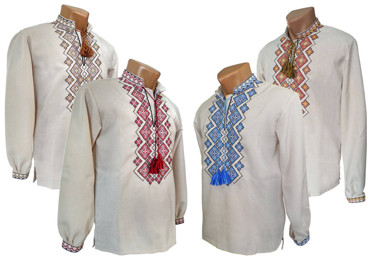 

Рубашка взрослая вышитая 50-60