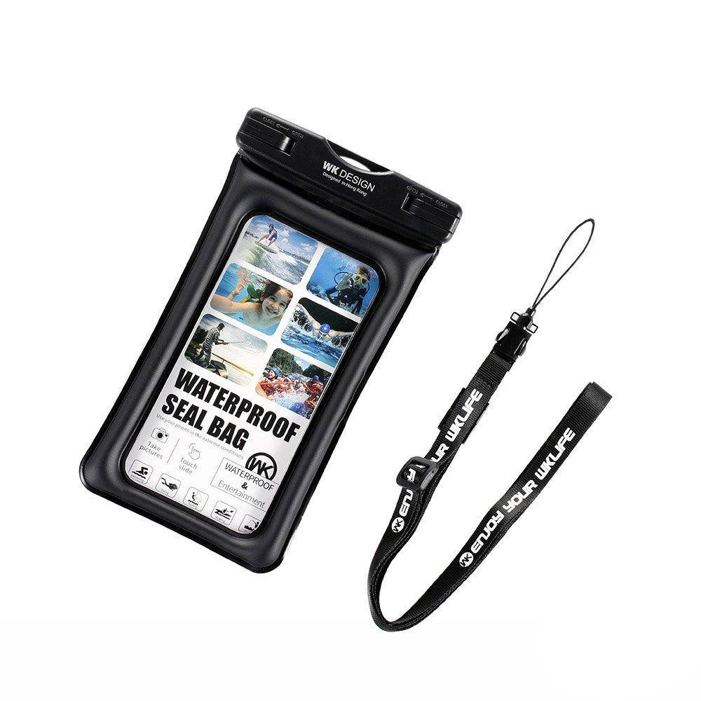

Водонепроницаемый чехол WK Design Ledive Waterproof Bag (WT-Q01) универсальный черный