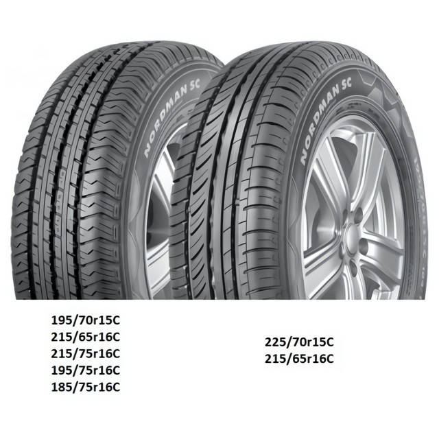 

Летние шины Nokian Nordman SC 215/65 R16C 109/107T