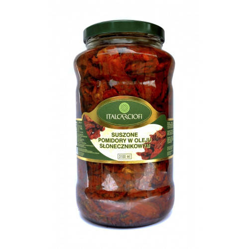 

Помидоры вяленые ITALCARCIOFI 3000 г (чистый вес 1500 г)