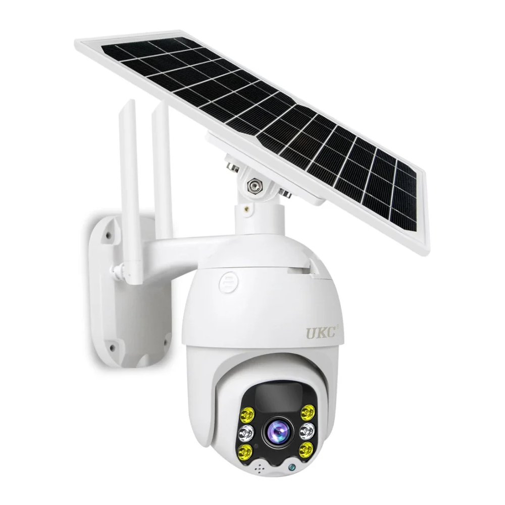 

Уличная поворотная камера CAMERA Q5 2mp WI-FI с солнечной панелью / Видеокамера на солнечной батарее