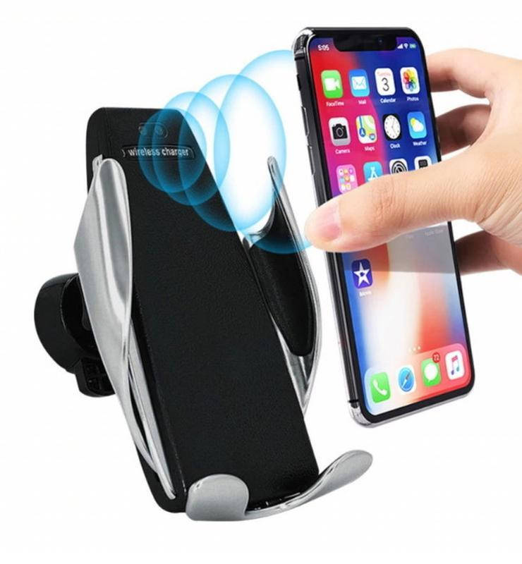 

Автомобильный держатель сенсорный с функцией беспроводной зарядки Penguin Smart Sensor S5, Черный