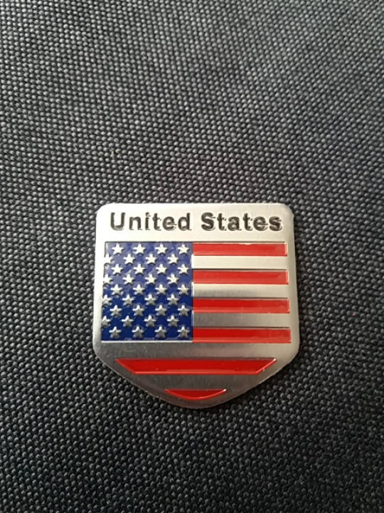 

Наклейка/Шильдик/Емблема USA 50×50 мм.