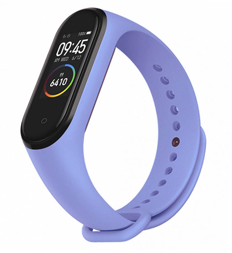 

Ремешок mi band 4 ремешок к браслету Mi Band 3 силиконовый небесно-голубой