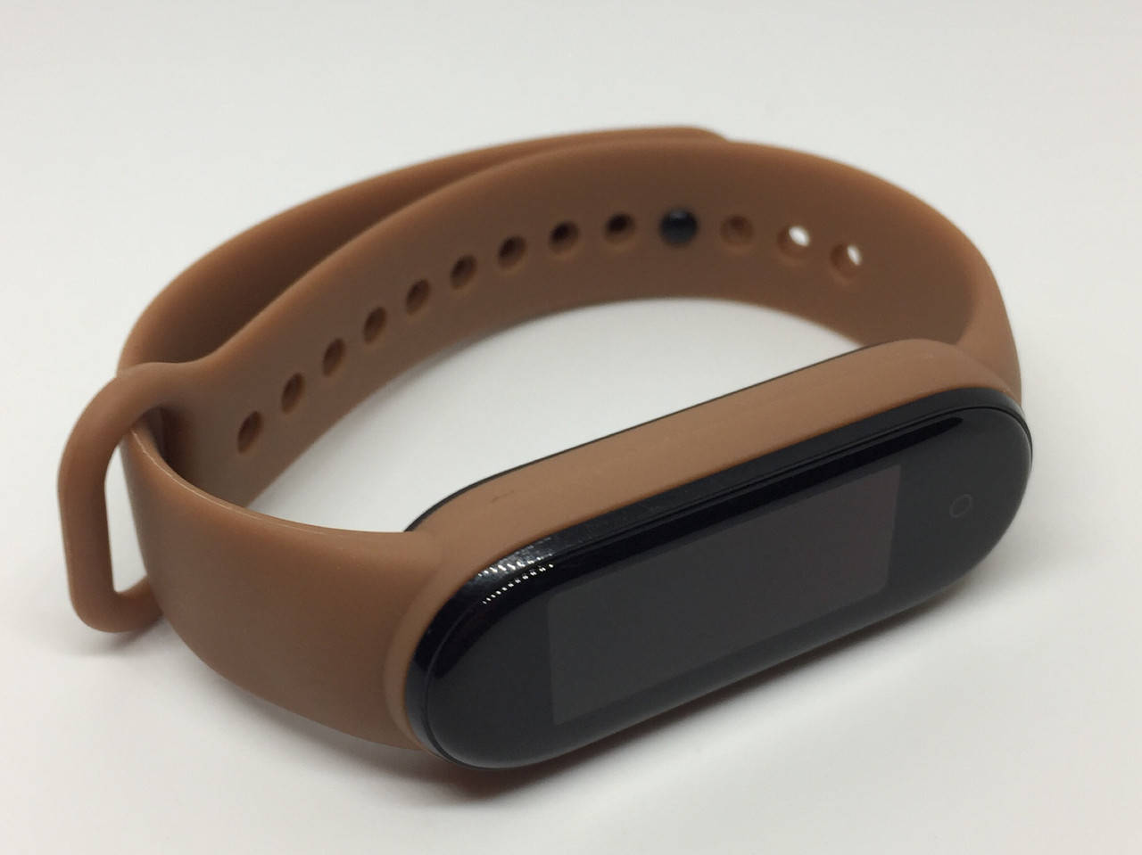 

Ремешок mi band 5 ми бенд 5 xiaomi силиконовый коричневый